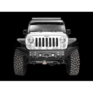 Fab Fours Bumper Premium 1-Piece Design Steel Natural - JK07B1857B