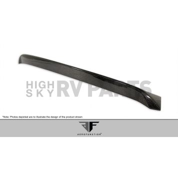 Extreme Dimensions Spoiler - 1 Piece Gloss UV Coated Carbon Fiber Black - 107919-1