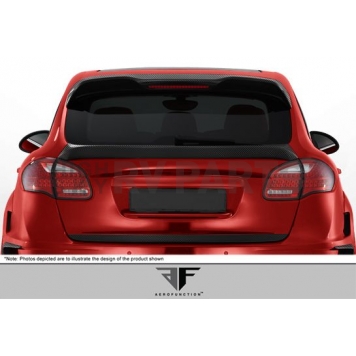 Extreme Dimensions Spoiler - 1 Piece Gloss UV Coated Carbon Fiber Black - 107919-3
