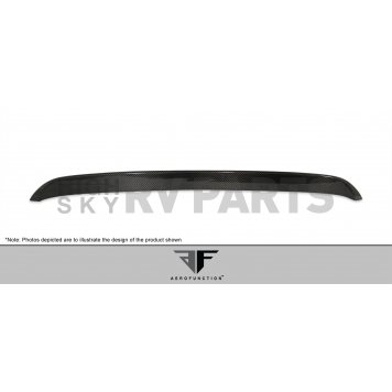 Extreme Dimensions Spoiler - 1 Piece Gloss UV Coated Carbon Fiber Black - 107919-4