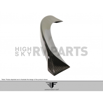 Extreme Dimensions Spoiler - 1 Piece Gloss UV Coated Carbon Fiber Black - 107919-5
