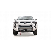 Fab Fours Bumper Hidden Winch 1-Piece Design Steel Black - T4RN4552B