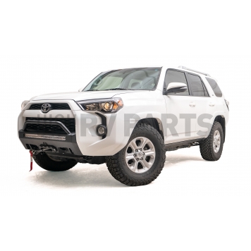 Fab Fours Bumper Hidden Winch 1-Piece Design Steel Black - T4RN4552B-1