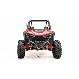 Fab Fours Bumper SXS Series 1-Piece Design Steel Black - SXFB1450B