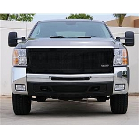 T-Rex Truck Products Grille Insert - Mesh Rectangular Black Powder Coated Steel - 51113