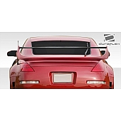 Extreme Dimensions Spoiler - 1 Piece Primered Fiberglass Black - 108080