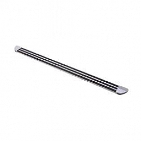 Lund International Running Board Bare Aluminum Stationary - 22908038
