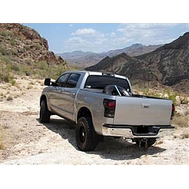 N-Fab Spare Tire Carrier Black Textured Truck Bed Mount - BM1TCBKTX