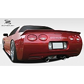 Extreme Dimensions Spoiler - 1 Piece Primered Fiberglass Black - 108123