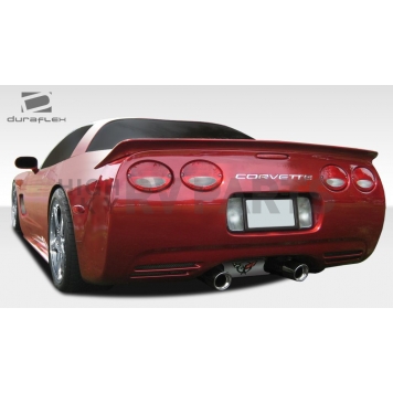 Extreme Dimensions Spoiler - 1 Piece Primered Fiberglass Black - 108123