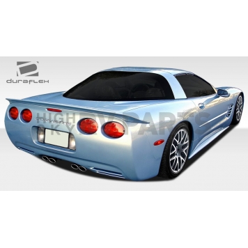 Extreme Dimensions Spoiler - 1 Piece Primered Fiberglass Black - 108123-1