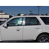 TFP (International Trim) Body Pillar Cover - Polished Stainless Steel Silver Set of 4 - 44845PPT