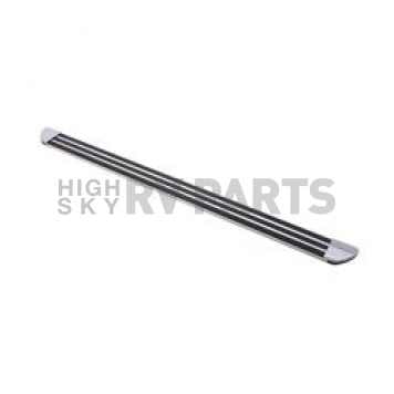 Lund International Running Board Bare Aluminum Stationary - 22908046