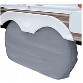 Classic Accessories Tire Cover Gray Vinyl Single - 107021001