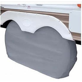 Classic Accessories Tire Cover Gray Vinyl Single - 107021001