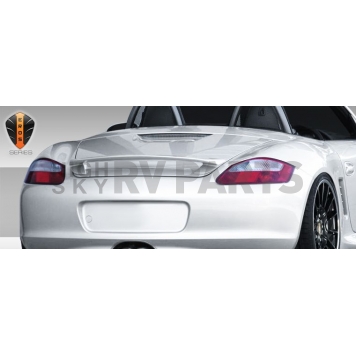 Extreme Dimensions Spoiler - 1 Piece Primered Fiberglass Black - 107838