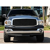 T-Rex Truck Products Grille Insert - Mesh Rectangular Black Powder Coated Steel - 51459