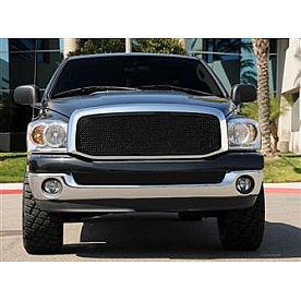 T-Rex Truck Products Grille Insert - Mesh Rectangular Black Powder Coated Steel - 51459