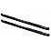 Westin Automotive Nerf Bar 3 Inch Black Powder Coated Steel - 233715