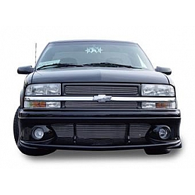 T-Rex Truck Products Grille Insert - Horizontal Bar Rectangular Polished Aluminum - 21276