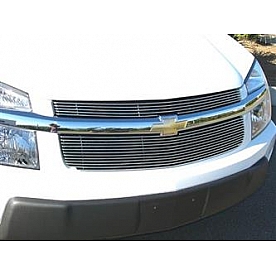 T-Rex Truck Products Grille Insert - Horizontal Bar Trapezoid Polished Aluminum - 21285