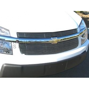 T-Rex Truck Products Grille Insert - Horizontal Bar Trapezoid Polished Aluminum - 21285