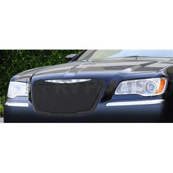 T-Rex Truck Products Grille Insert - Mesh Trapezoid Black Powder Coated Steel - 51433