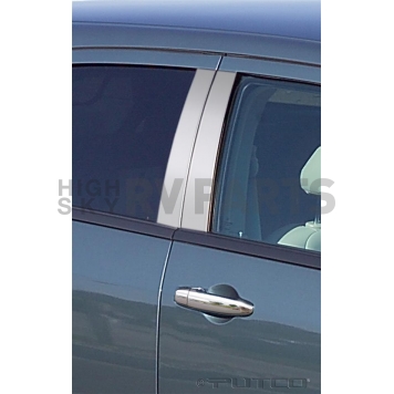 Putco Body Pillar Cover - Polished Stainless Steel Silver Set of 6 - 402614-1