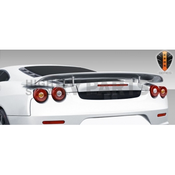Extreme Dimensions Spoiler - 1 Piece Primered Fiberglass Black - 107732