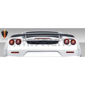 Extreme Dimensions Spoiler - 1 Piece Primered Fiberglass Black - 107732-1
