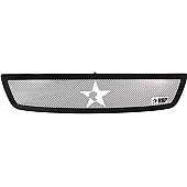 RBP (Rolling Big Power) Grille Insert - Black Powder Coated Stainless Steel Rectangular - 254200