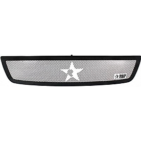 RBP (Rolling Big Power) Grille Insert - Black Powder Coated Stainless Steel Rectangular - 254200