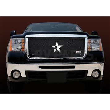 RBP (Rolling Big Power) Grille Insert - Black Powder Coated Stainless Steel Rectangular - 254205