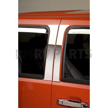 Putco Body Pillar Cover - Polished Stainless Steel Silver Set of 4 - 402616-1