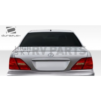 Extreme Dimensions Spoiler - 1 Piece Primered Fiberglass Black - 107779-1