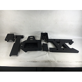 Paramount Automotive Spare Tire Carrier Black  Tailgate Mount - 510399