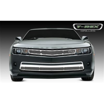T-Rex Truck Products Grille Insert - Mesh Rectangular Polished Stainless Steel - 54032