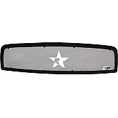 RBP (Rolling Big Power) Grille Insert - Black Powder Coated Stainless Steel Rectangular - 254457