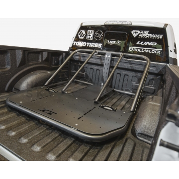 Raptor Series Spare Tire Carrier Truck Bed Steel Black - CHS001UNV-3
