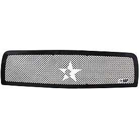 RBP (Rolling Big Power) Grille Insert - Black Powder Coated  Rectangular - 254460