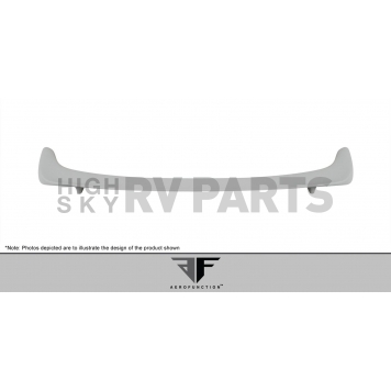 Extreme Dimensions Spoiler - Custom Matte Fiberglass Gray - 107562