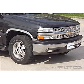 Putco Fender Trim - 1/2 Wheel Well Stainless Steel Polished - 97101
