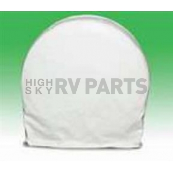 Covercraft Tire Cover 36 Inch To 39 Inch White Flannel Backed Vinyl Set Of 2 - ST7004WH