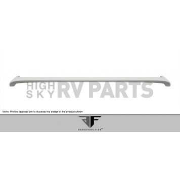 Extreme Dimensions Spoiler - Roof Mount Matte Fiberglass Gray - 107563