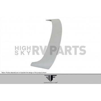 Extreme Dimensions Spoiler - Roof Mount Matte Fiberglass Gray - 107563-1