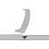 Extreme Dimensions Spoiler - Roof Mount Matte Fiberglass Gray - 107563