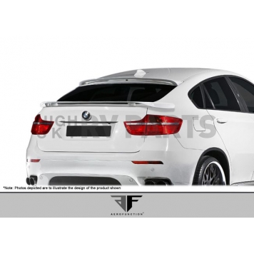Extreme Dimensions Spoiler - Roof Mount Matte Fiberglass Gray - 107563-3