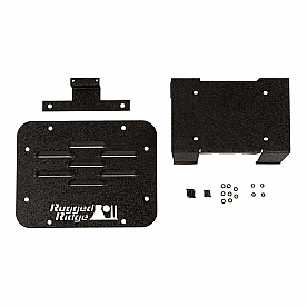 Rugged Ridge Tailgate Vent Cover - Painted Steel Black - 1158611