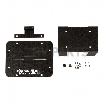 Rugged Ridge Tailgate Vent Cover - Painted Steel Black - 1158611