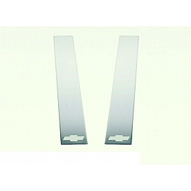 Putco Body Pillar Cover - Polished Stainless Steel Silver Set of 2 - 402617GM1S